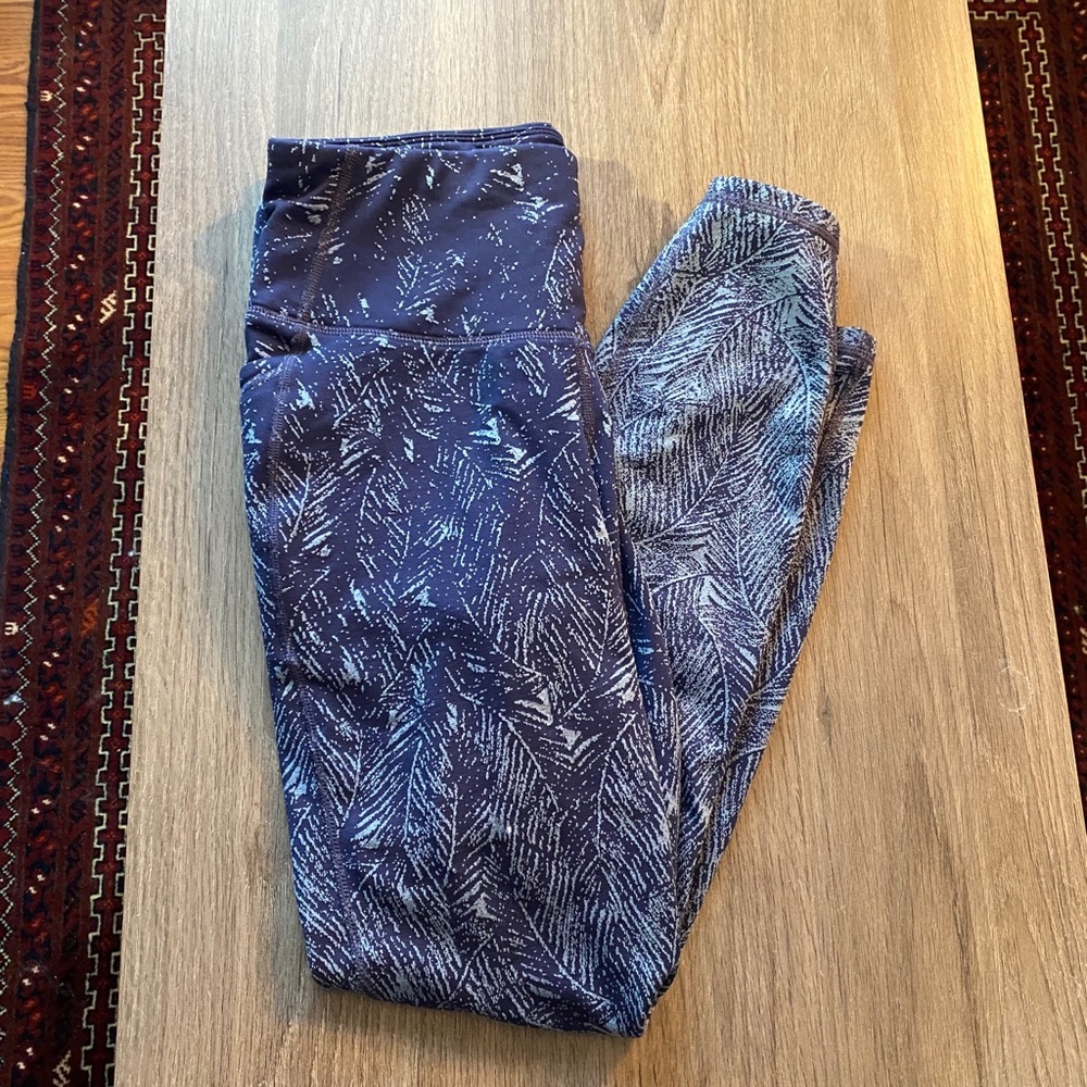 All In Morion Blue Workout Pants